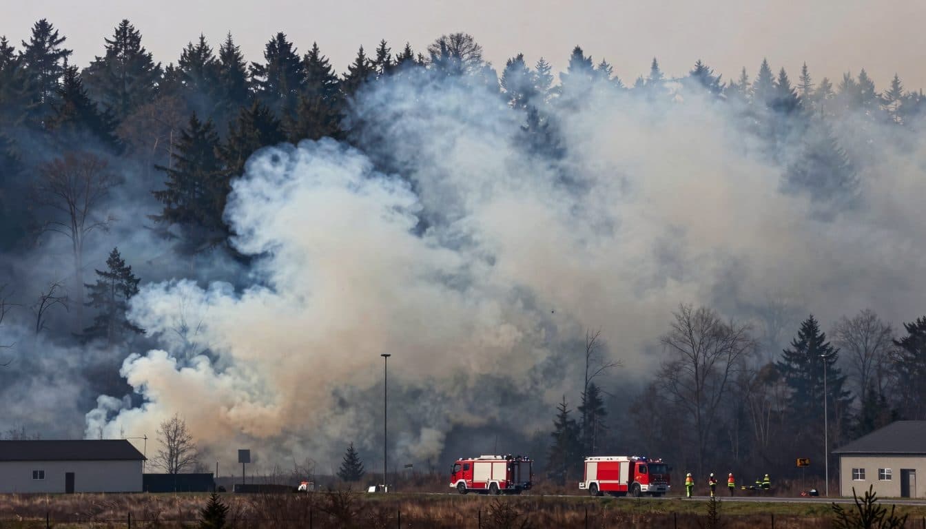 Incendio forestal en Plauen: el mayor incendio en 30 años en el Vogtland