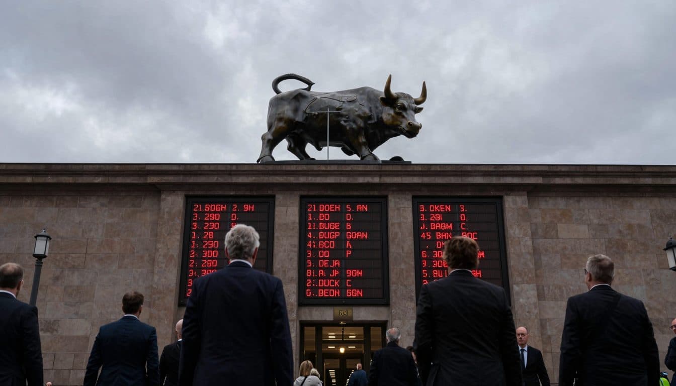 El DAX cae: la crisis de Oriente Medio y las tomas de beneficios en IA presionan a las bolsas