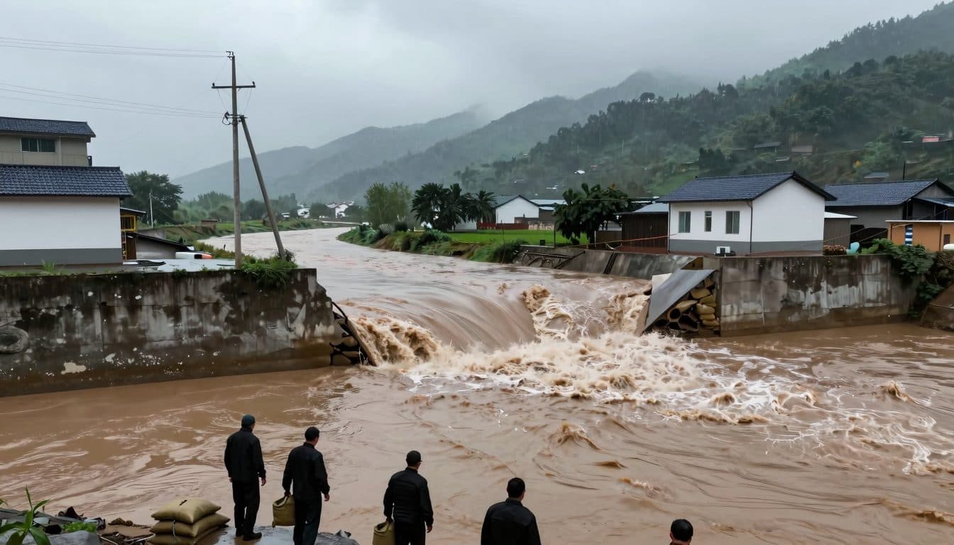Graves inundaciones y deslizamientos de tierra en China: al menos 60 muertos