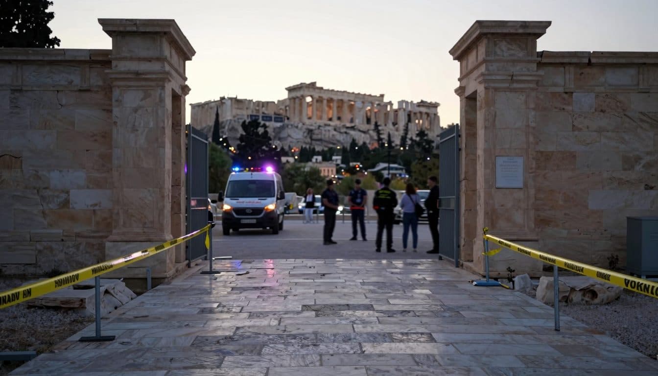 Ataque con cuchillo cerca de la Acrópolis de Atenas: pareja de turistas estadounidenses herida
