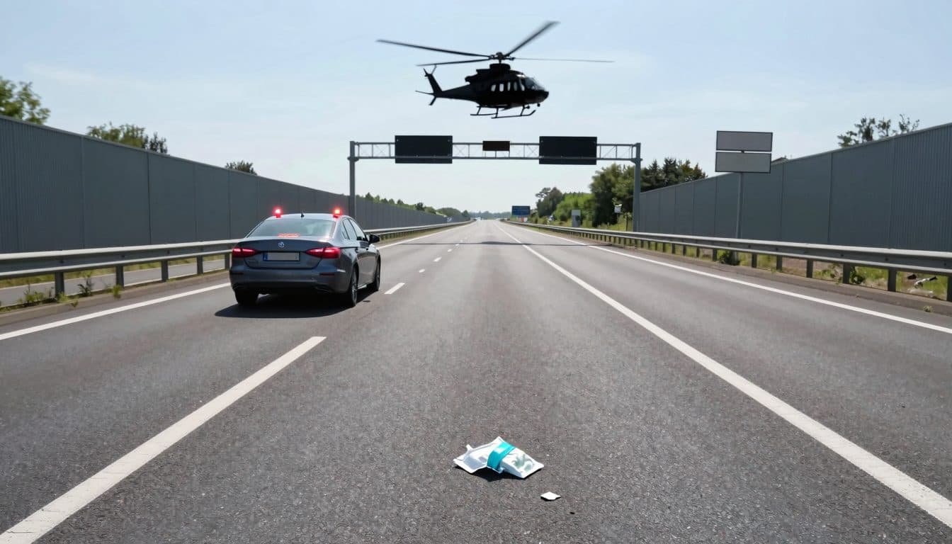 Policías reaniman a un hombre de 57 años tras una parada cardiorrespiratoria en la A1 cerca de Hürm