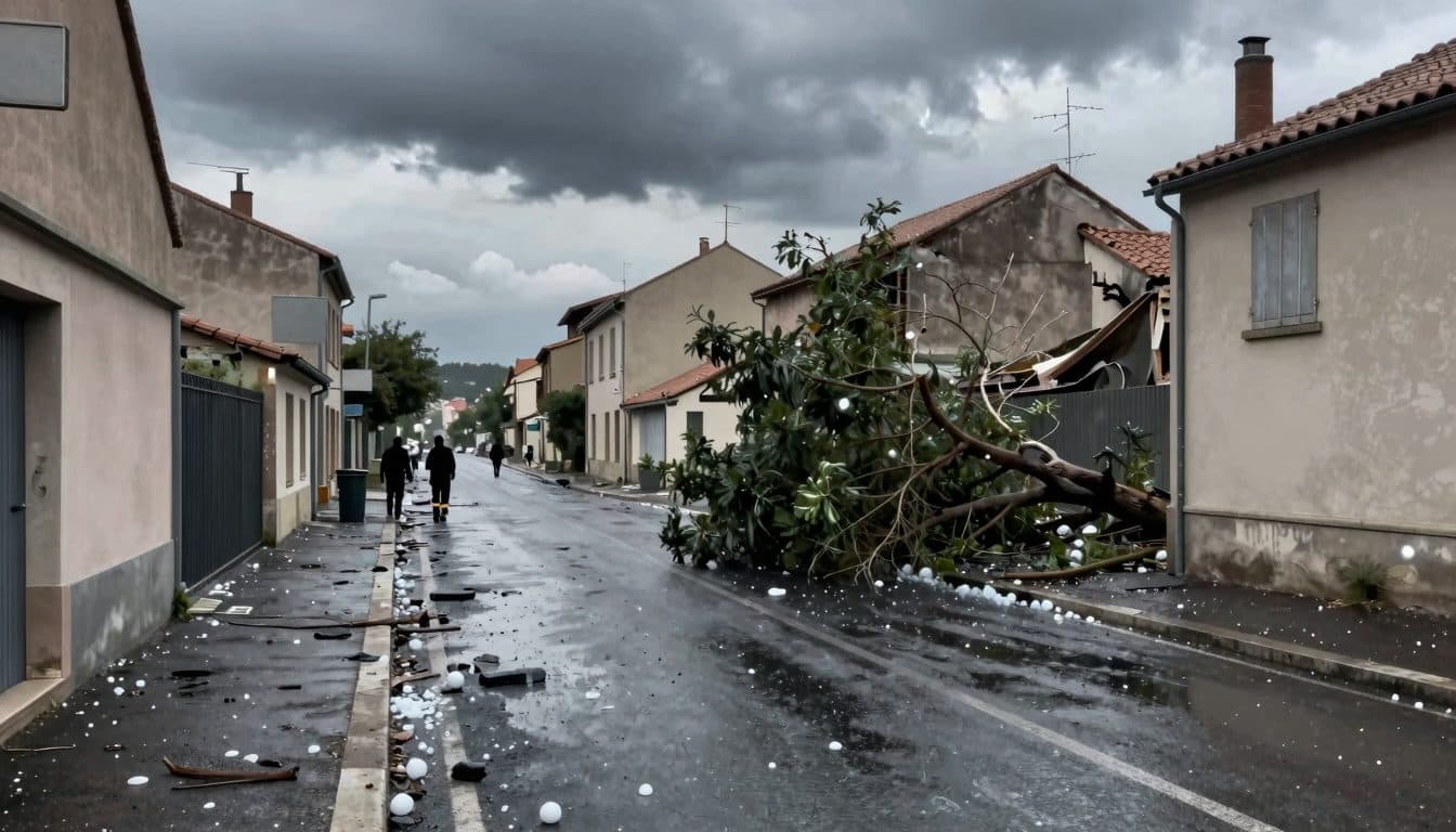 Tormenta de granizo en el sur de Francia: 39 heridos y suspensión de la etapa de la Vuelta