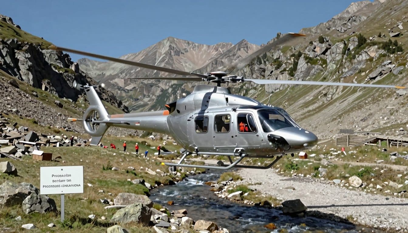 Alerta por agua de montaña: nueve senderistas evacuados en helicóptero a un hospital en los Pirineos