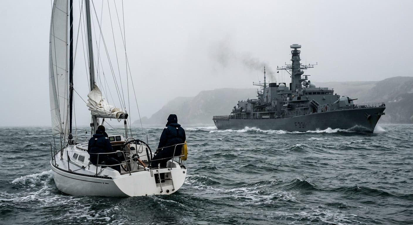 Fragata rusa dispara tiros de advertencia contra un velero en el Canal de la Mancha – pensionistas británicos relatan el incidente