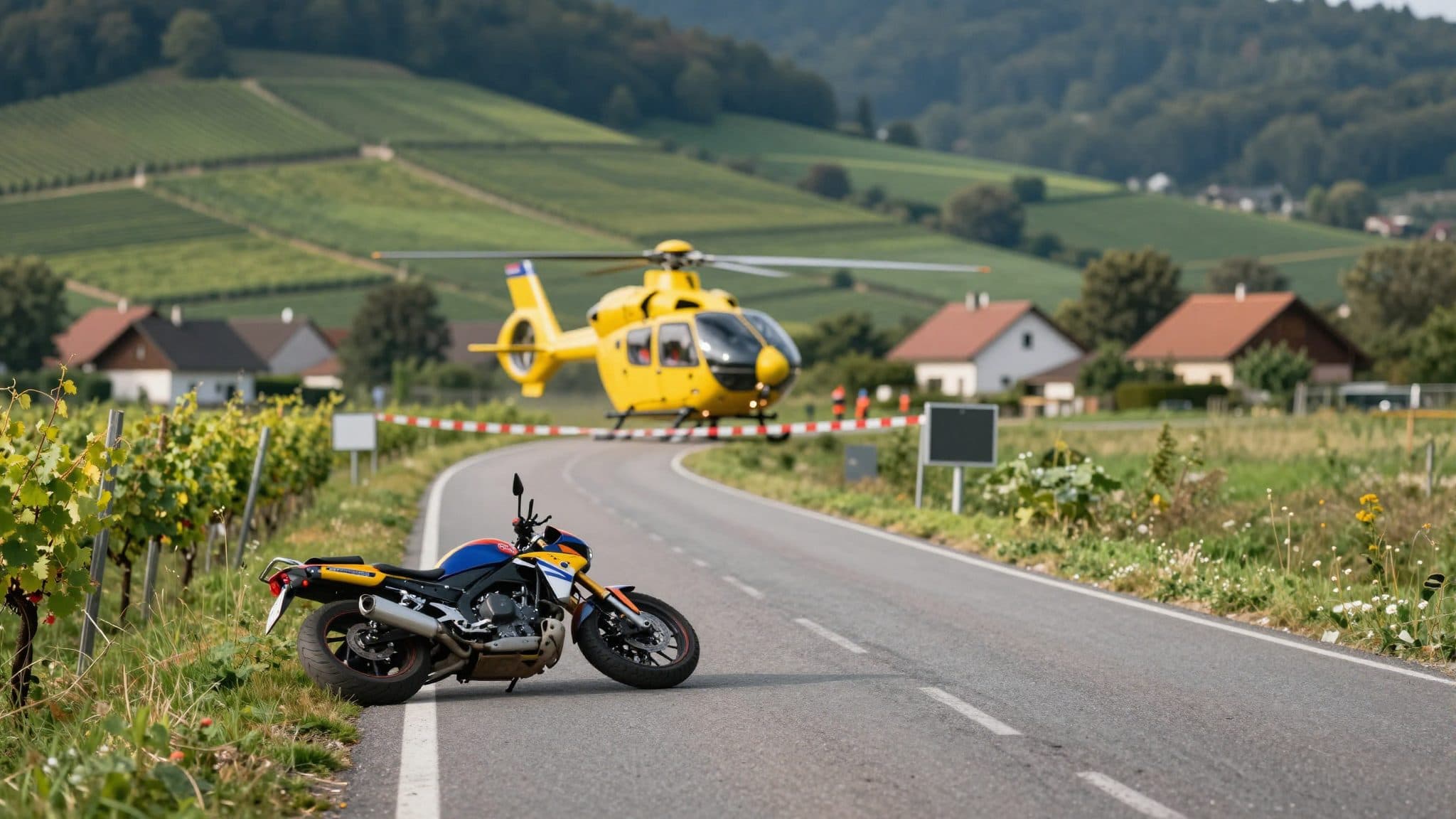 Una octogenaria cae de una motocicleta en Baja Austria y resulta gravemente herida
