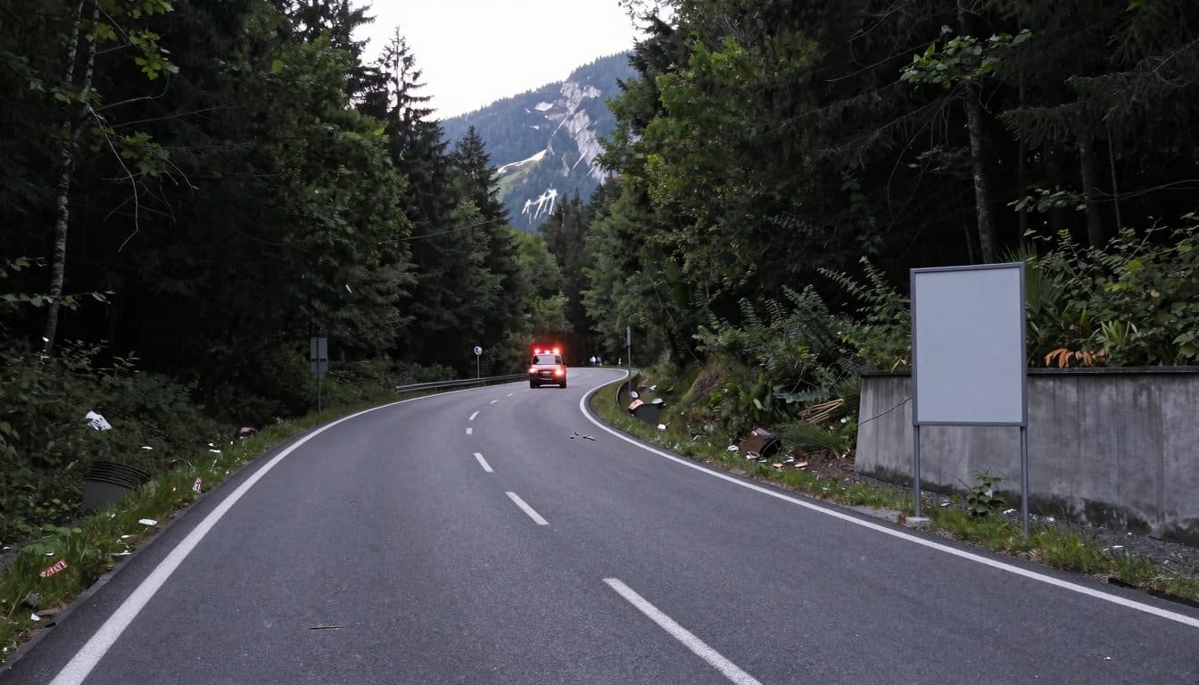 Choque frontal en el Weißenbachtal: tres heridos tras la colisión de dos motocicletas