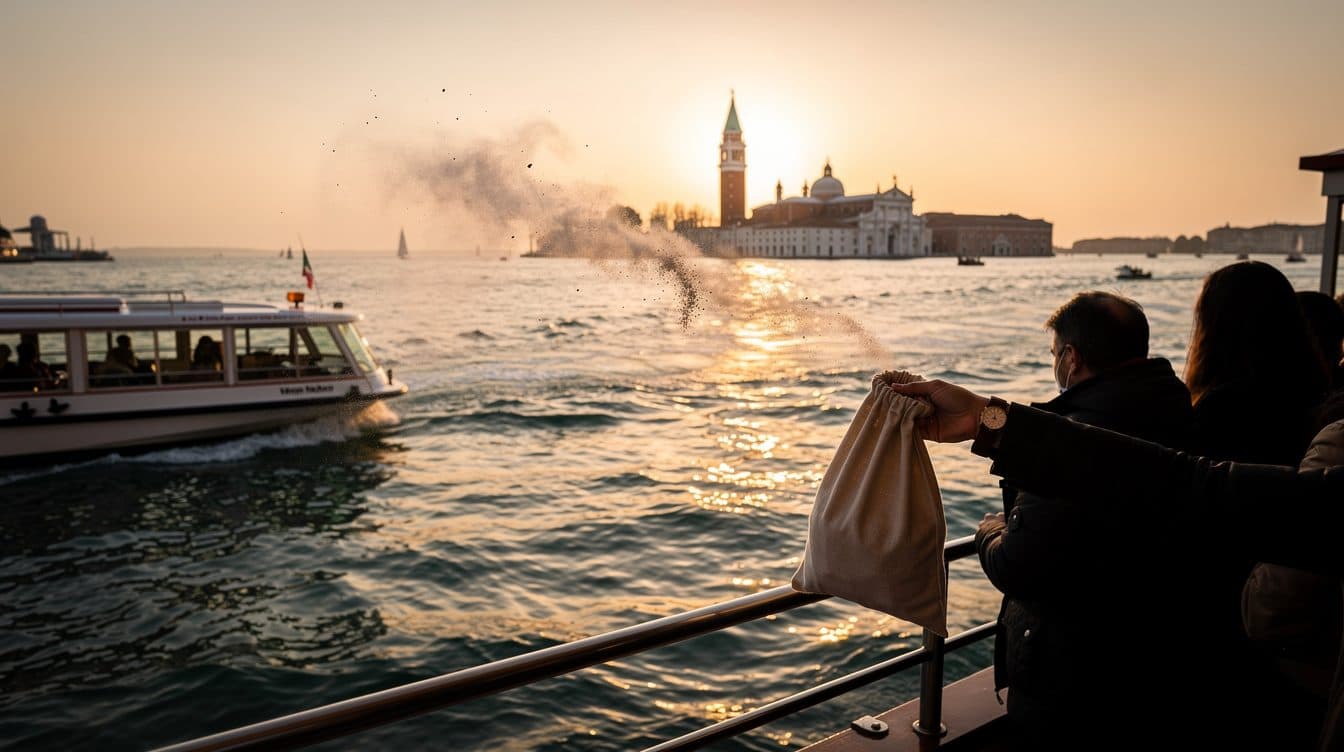 Turista infringe las normas de Venecia: esparcir ceniza en la pila de San Marcos provoca indignación