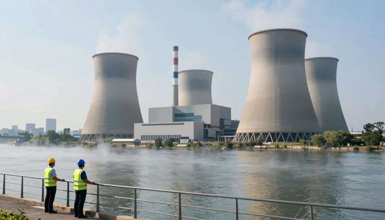 Francia apaga varios reactores nucleares en su tercera ola de calor