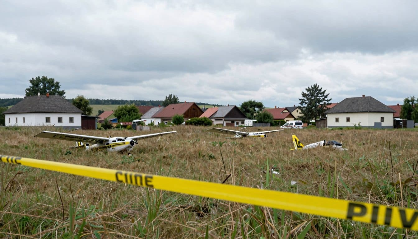 Tres muertos al estrellarse una avioneta en el centro de Eslovaquia