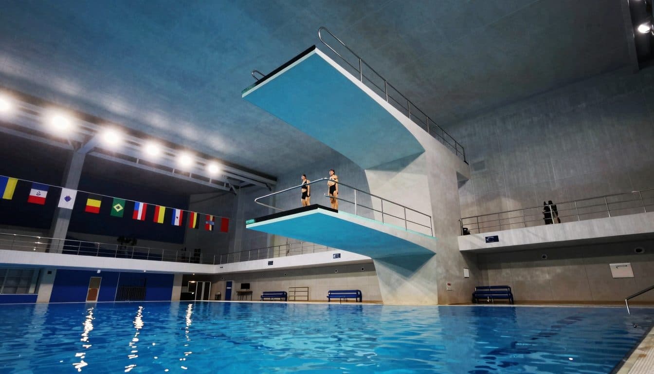 Pauline Pfeif y Ole Rösler ganan la plata en saltos sincronizados en el Europeo de Natación de París