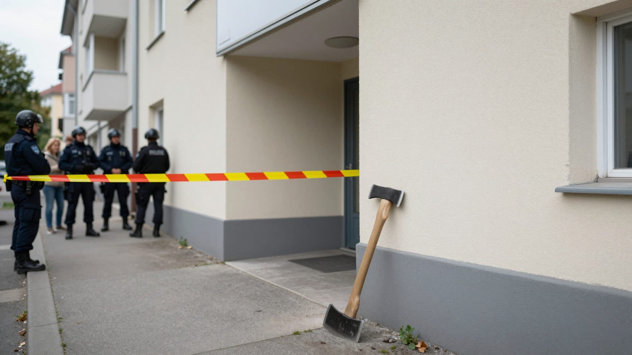 Esposo en Viena-Ottakring habría amenazado de muerte a su esposa con un hacha