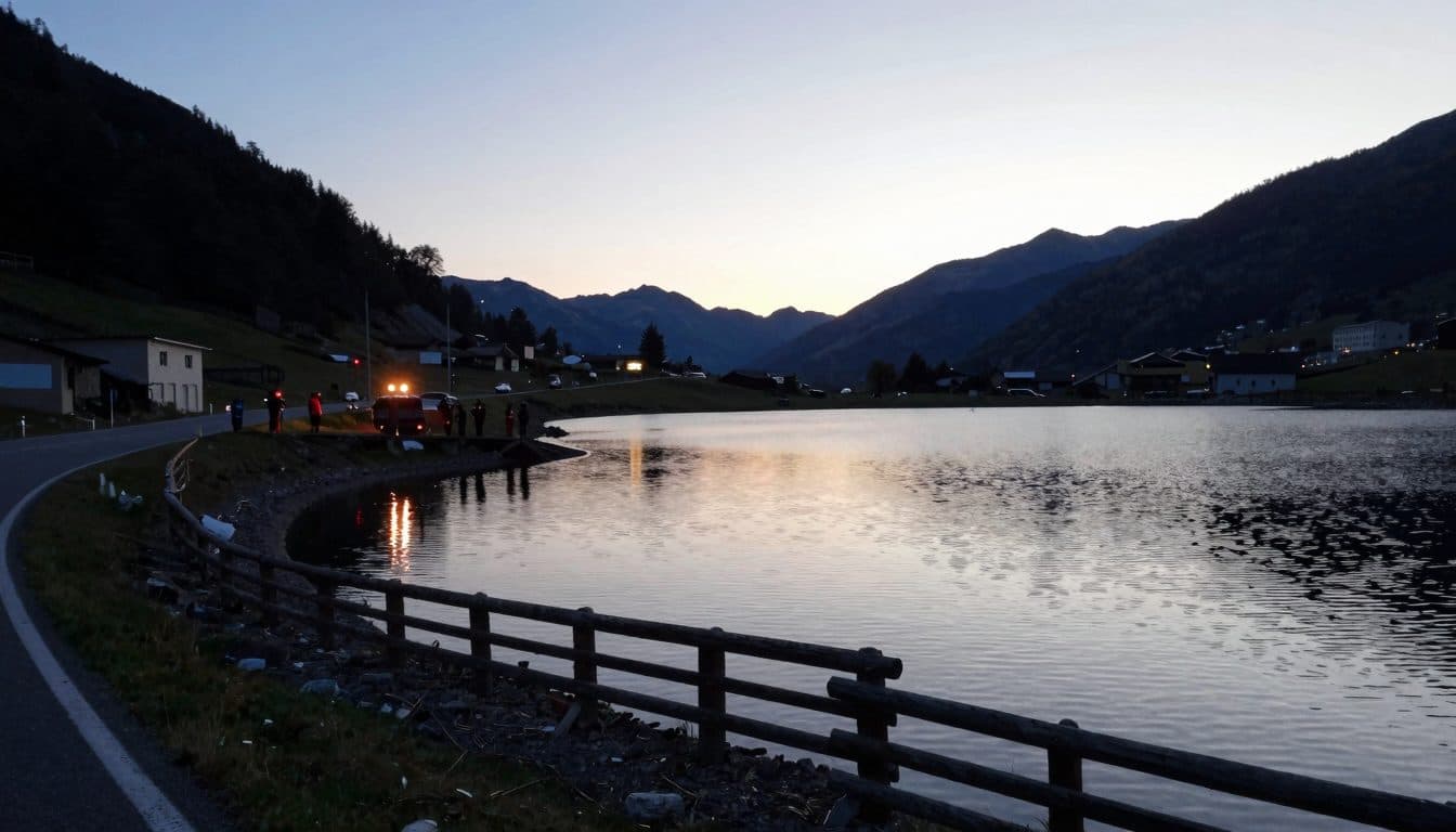 Croata de 21 años acaba con su BMW en el lago Wörthersee