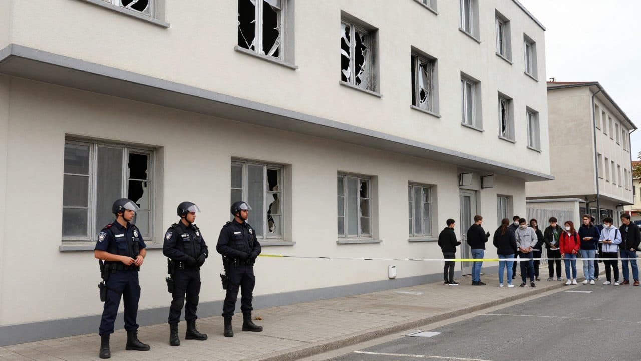 Estudiantes de secundaria franceses chocan con la policía en protestas por las condiciones escolares