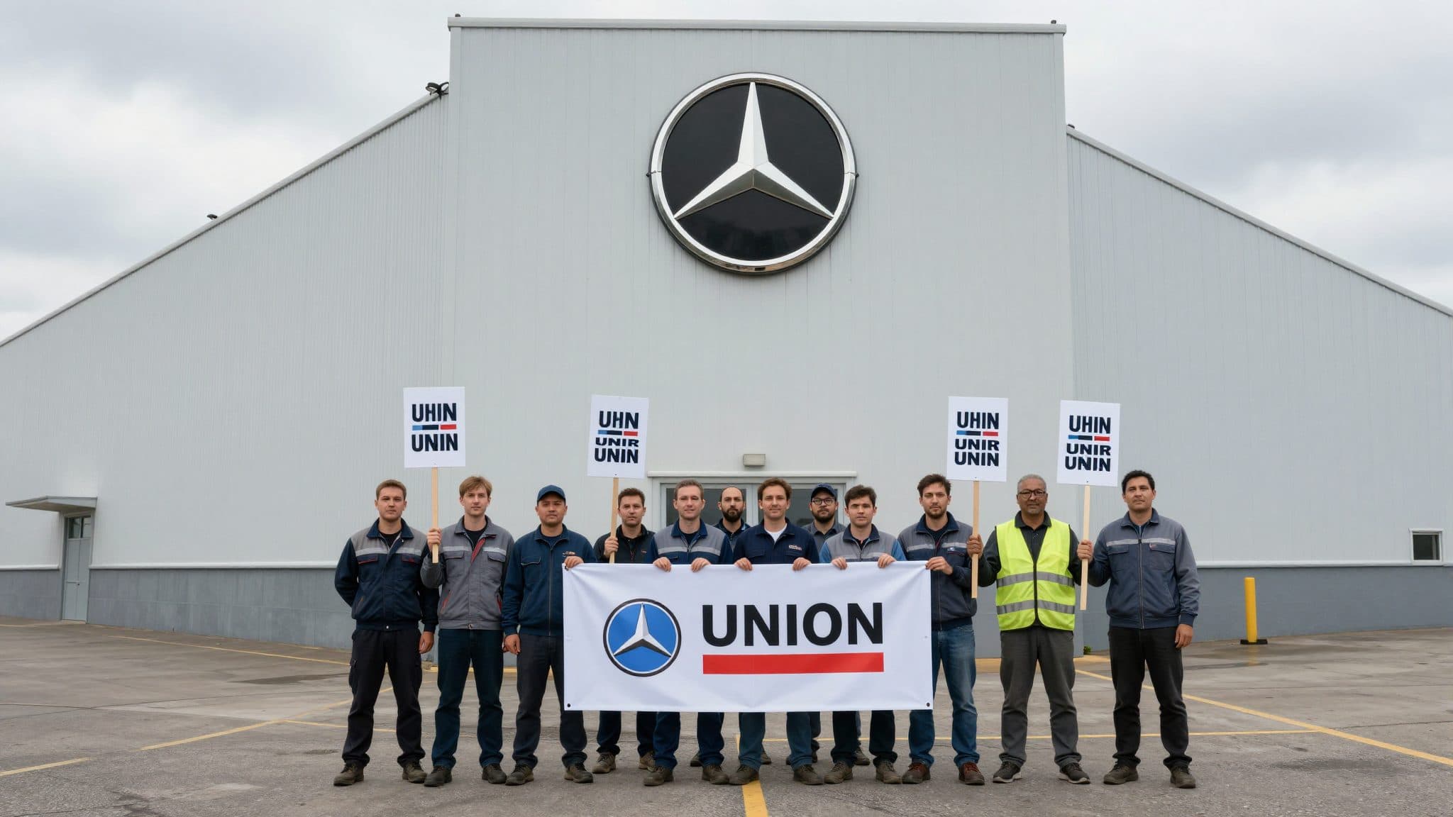 Mercedes-Benz pospone el pago especial – IG Metall convoca protestas en diez centros de trabajo