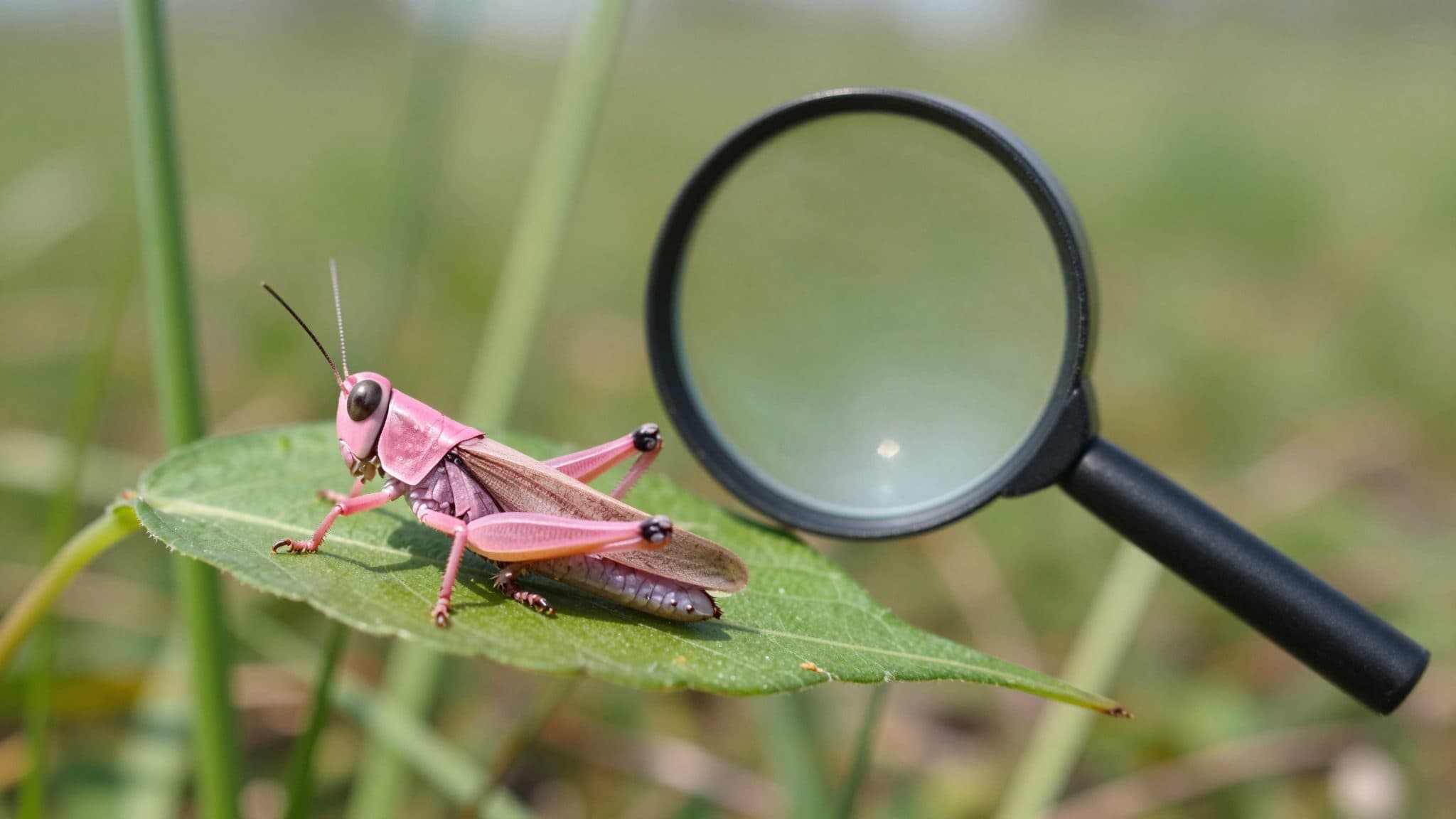 Descubierto un raro saltamontes rosa en Carintia: una mutación genética explica su coloración