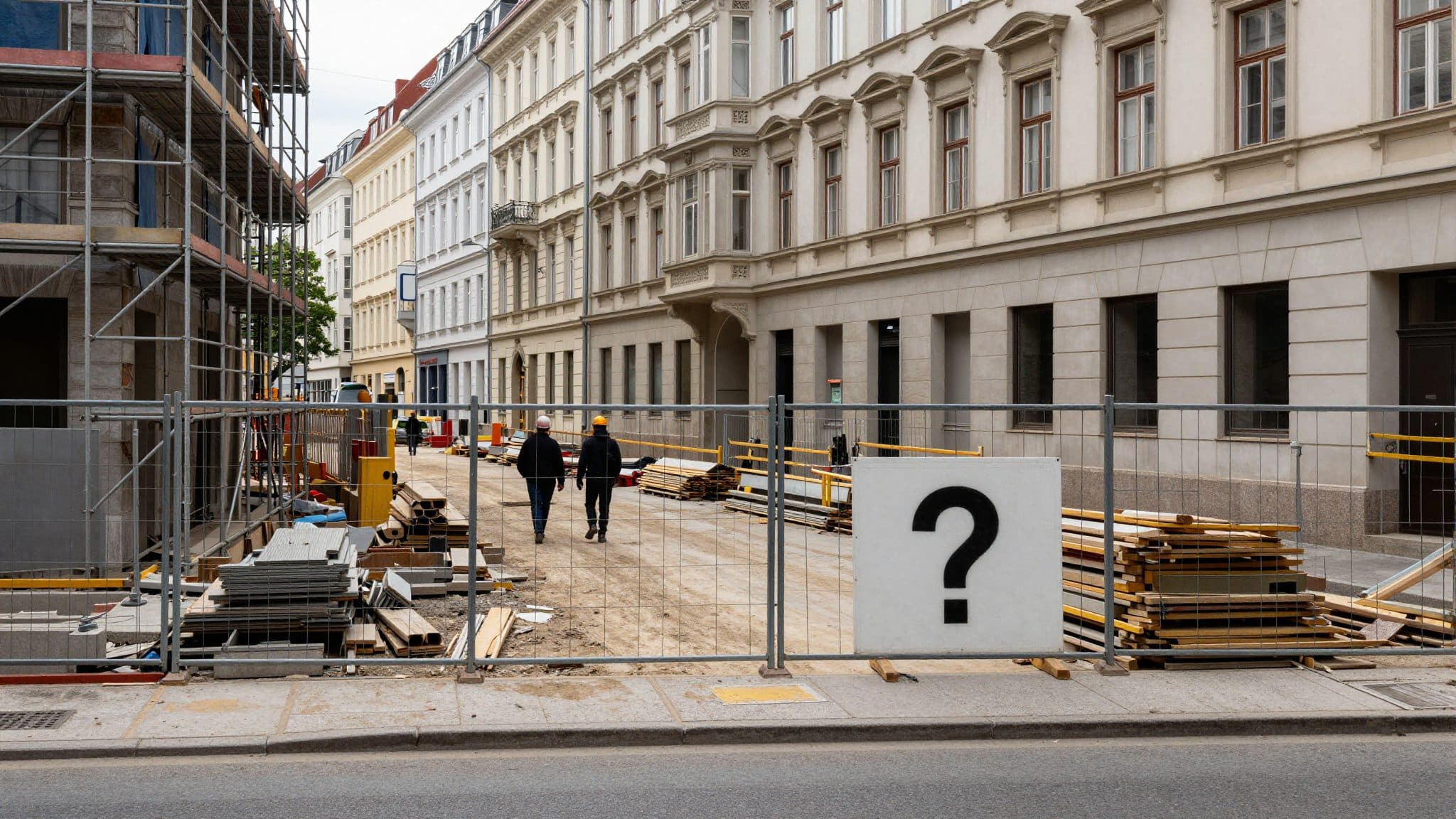 El espacio científico vienés Q. va tomando forma: en marcha la obra entre Wollzeile y Bäckerstraße