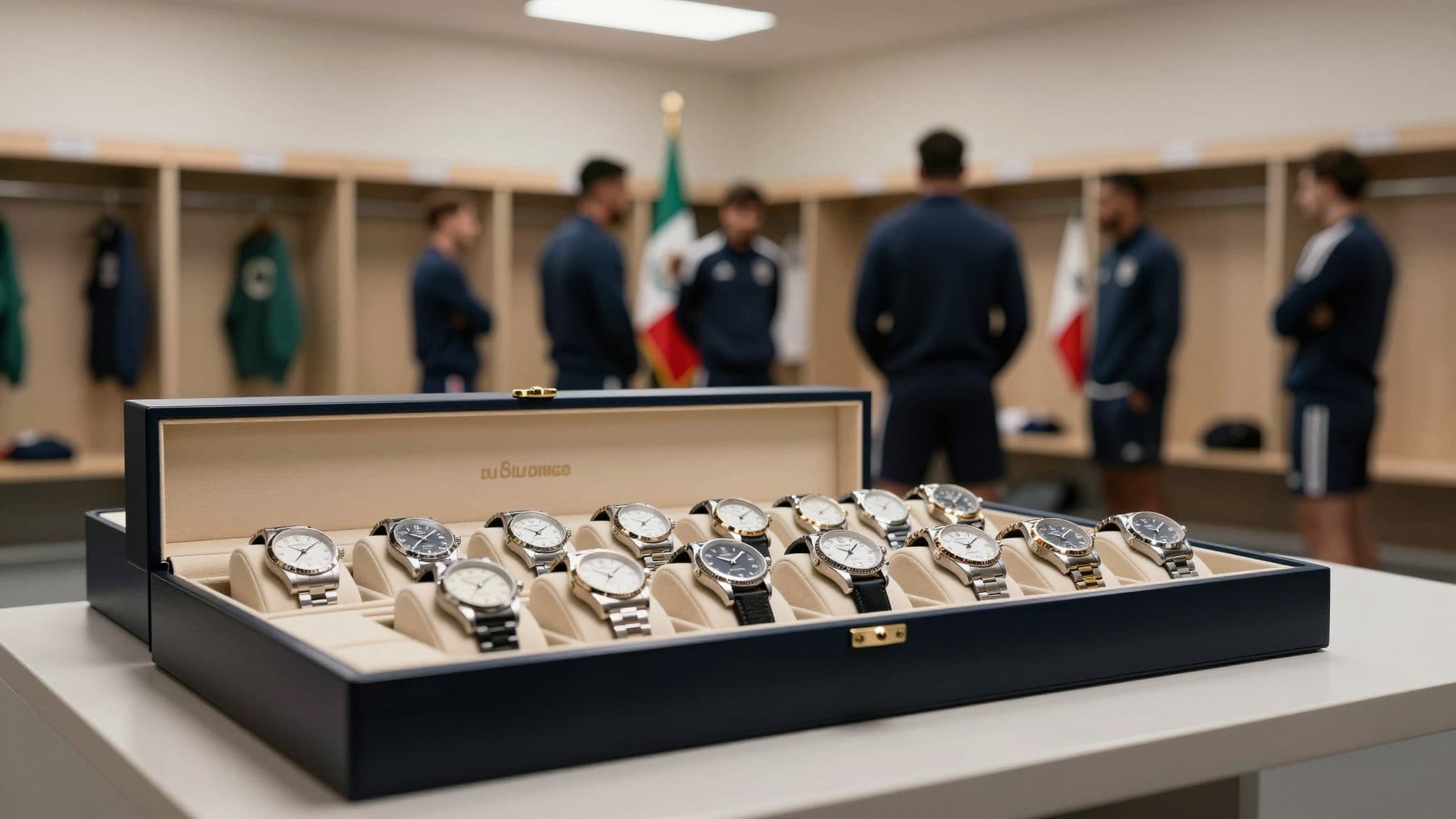 Influencer estadounidense obsequia relojes de lujo a la selección mexicana de fútbol
