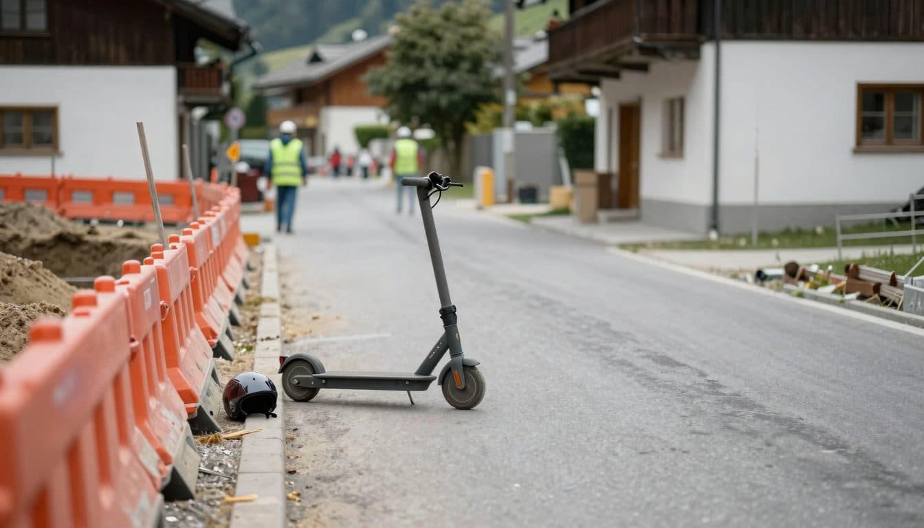 Accidente de patinete eléctrico en Niederndorf: menor de 13 años inconsciente
