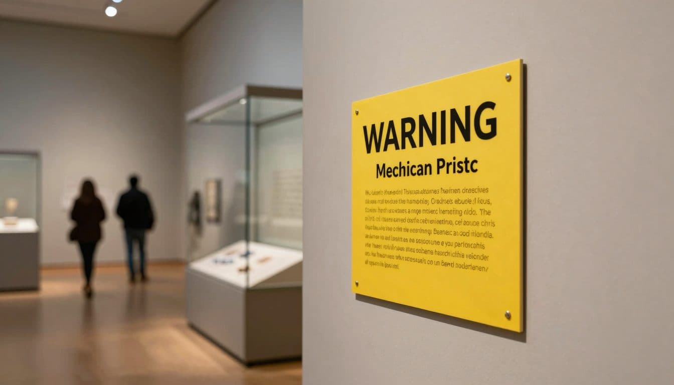 Trump cubrirá el museo Smithsonian con carteles de advertencia contra supuesta desinformación
