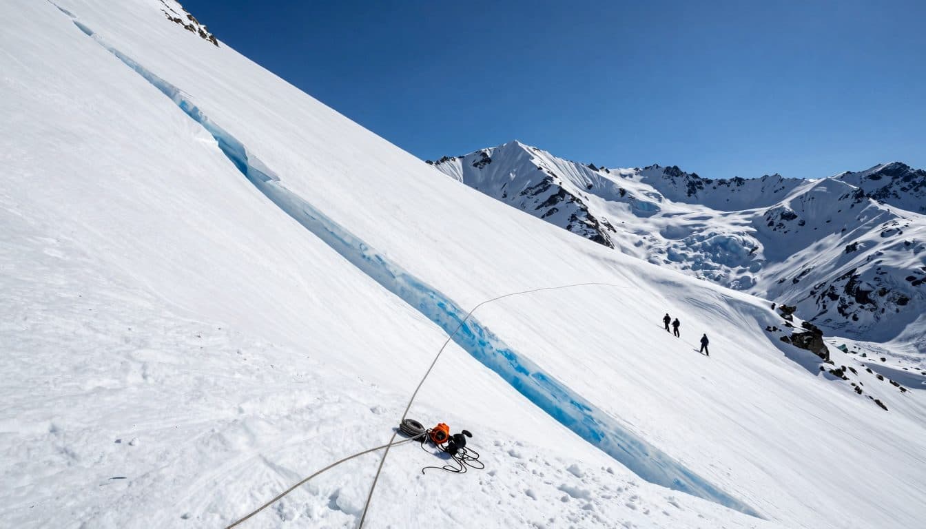 Pareja checa de alpinistas cae 140 metros en la Wildspitze: mujer muere