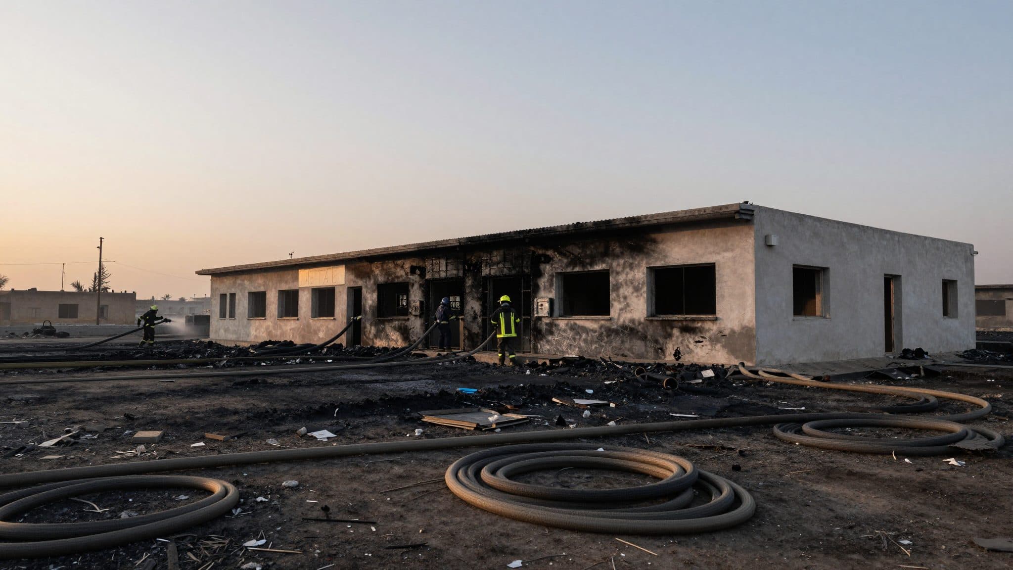 Once muertos en un incendio en un orfanato cerca de Argel