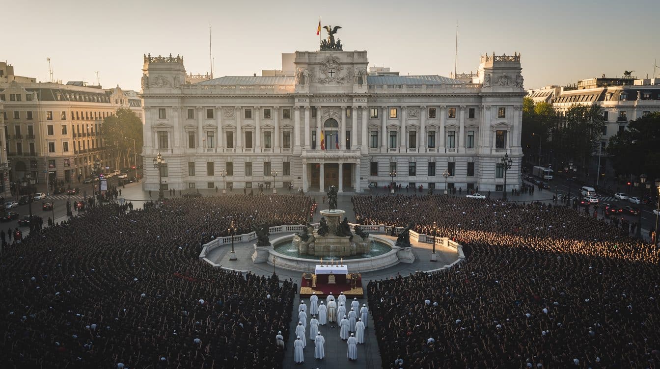 El Papa León XIV celebra misa en Madrid: más de 1,2 millones de fieles en la Plaza de Cibeles