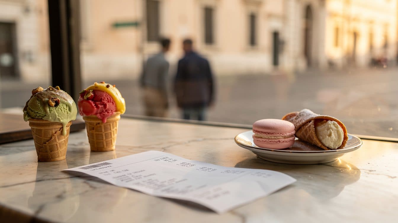 Turista estadounidense denuncia cuenta de 44 euros por dos helados en Roma