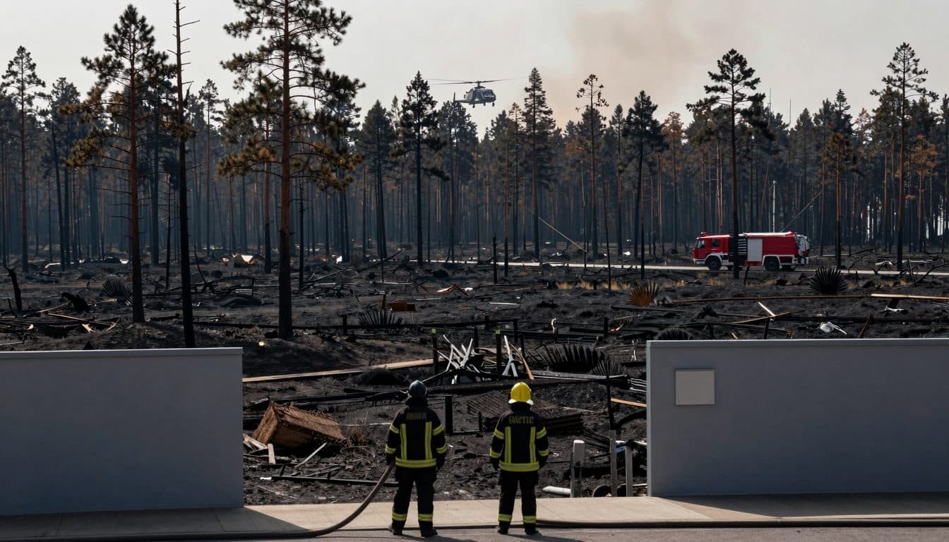 Incendio forestal en Gohrischheide: el municipio de Zeithain calcula costes superiores a medio millón de euros