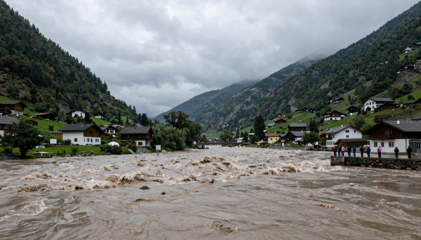 Aumenta el riesgo de inundaciones en los Alpes: estudio publicado en Science Advances