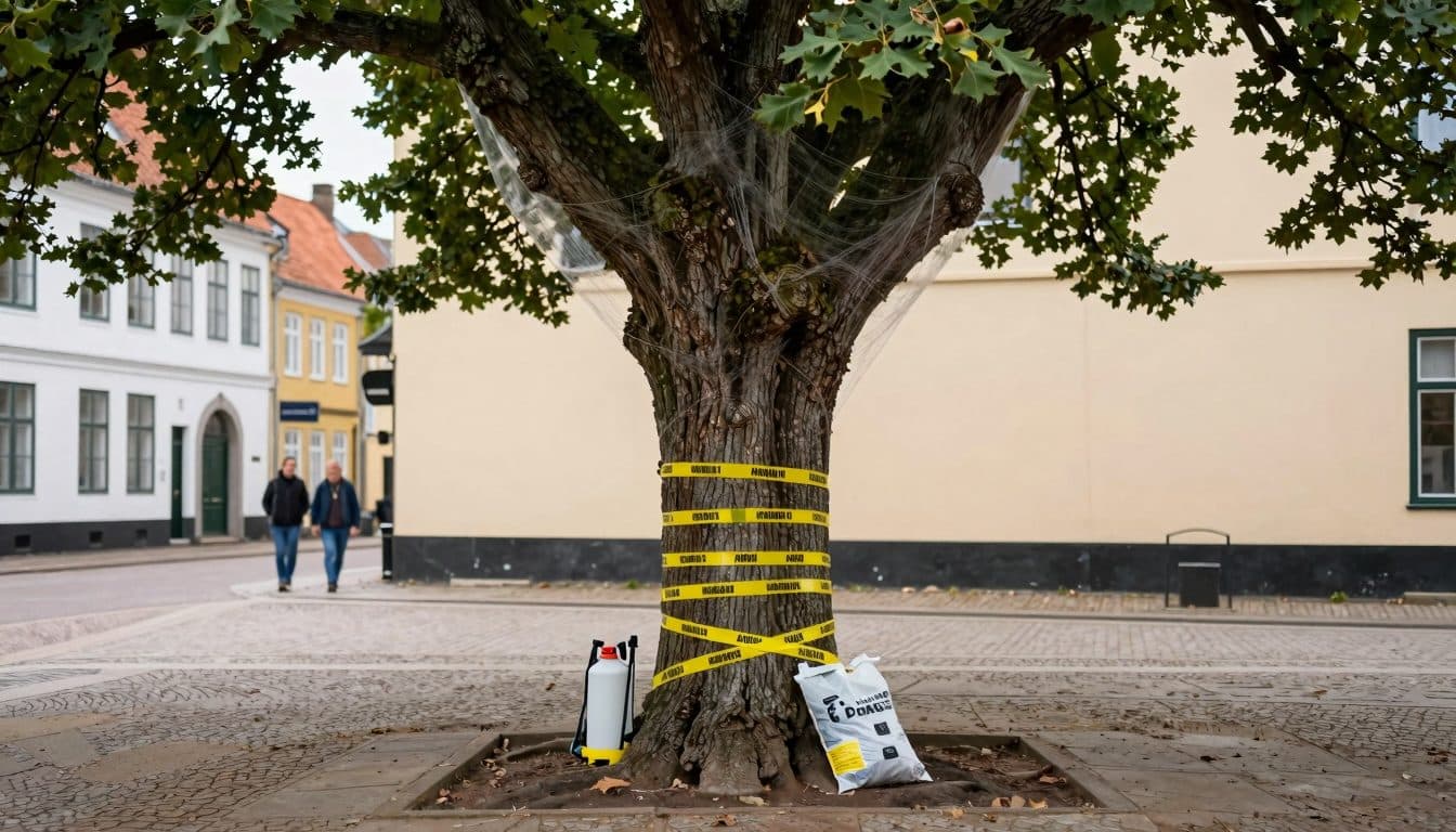 La oruga procesionaria del roble se extiende a Escandinavia: las autoridades reaccionan