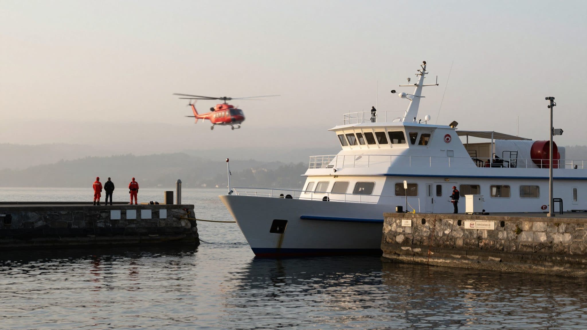 Doce heridos en un accidente de catamarán en el lago de Constanza, en Constanza