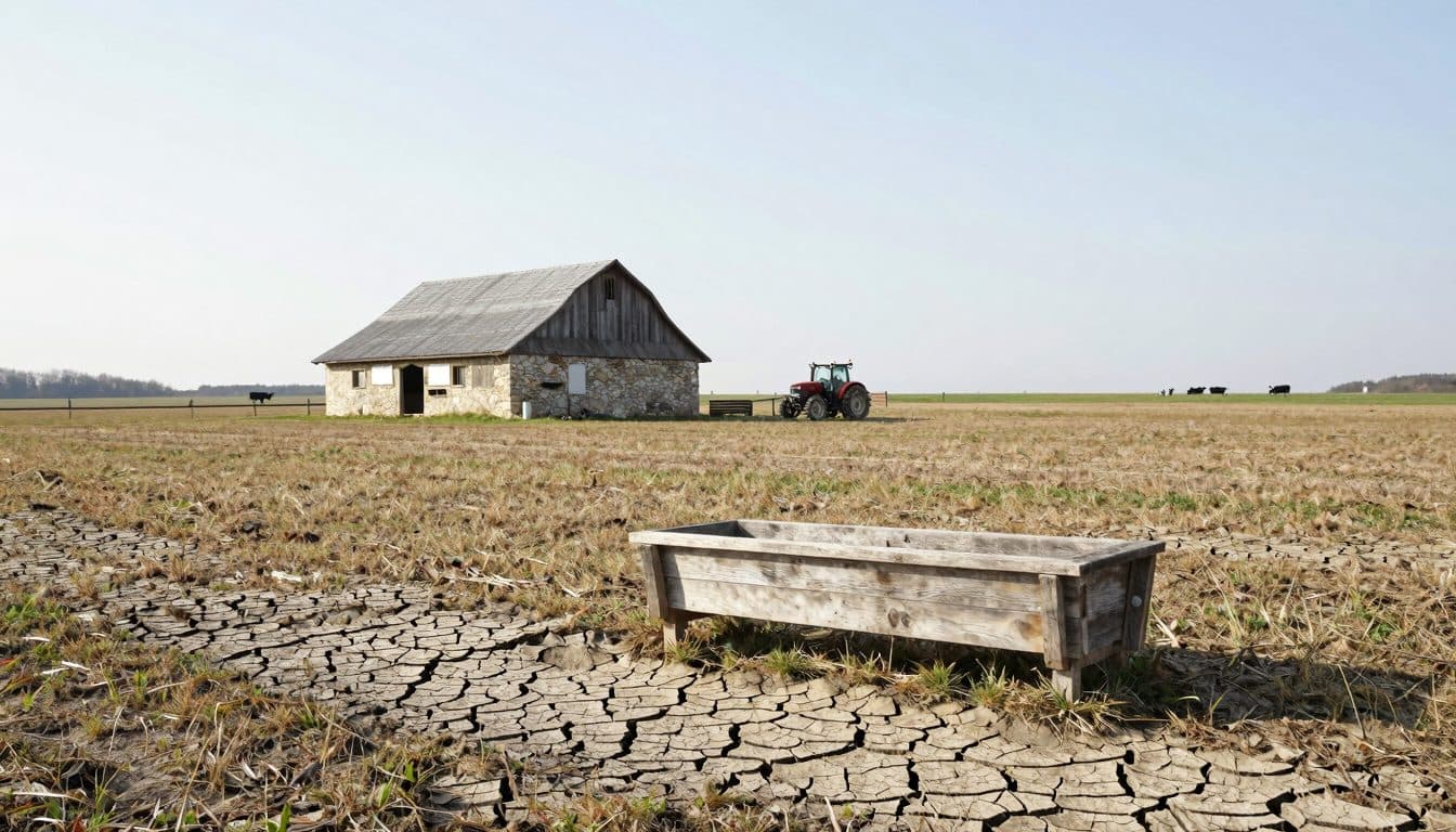 La sequía récord en Alta Austria obliga a los agricultores a vender ganado