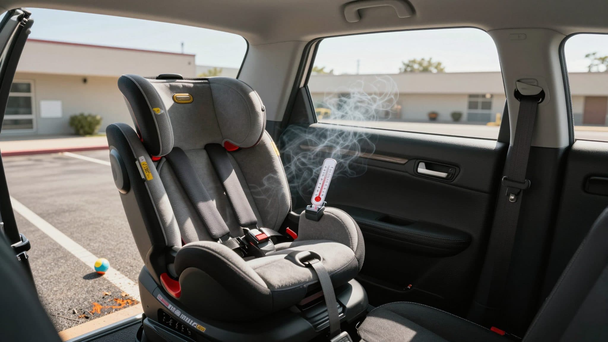 Niños en el coche: los sistemas de advertencia son solo un complemento, no sustituyen la vigilancia