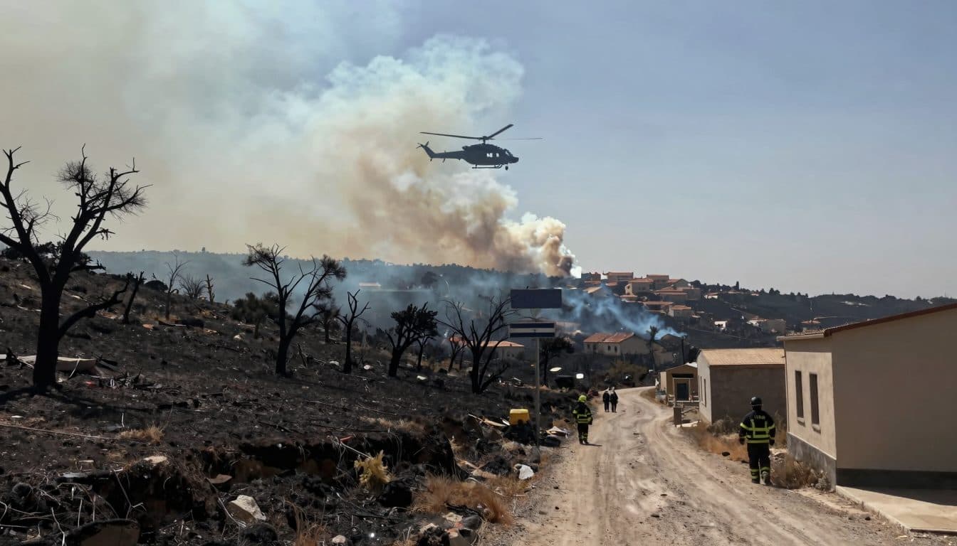 Incendios forestales en Sicilia y Cerdeña: cientos de efectivos combaten las llamas