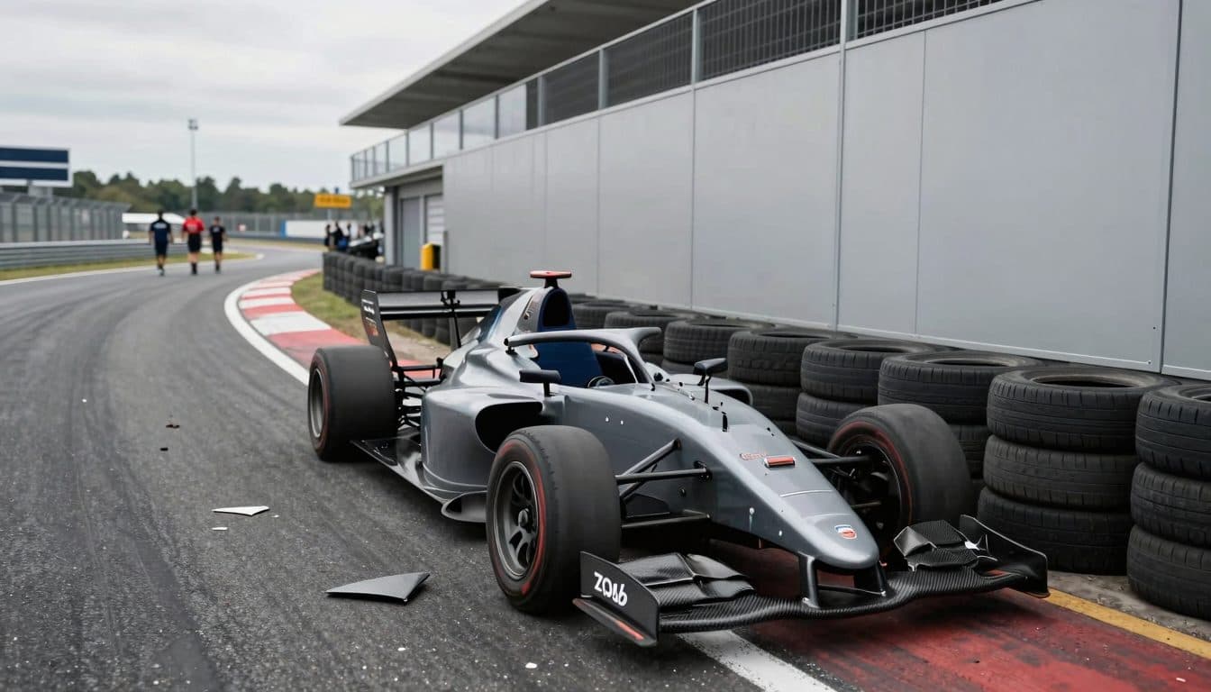 Verstappen sufre un fuerte accidente en la última carrera del Gran Premio de Holanda en Zandvoort