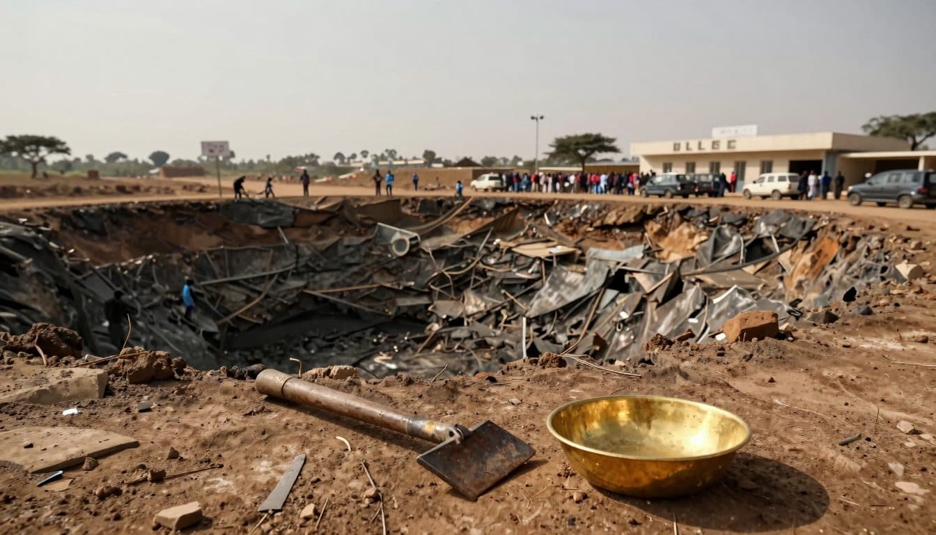 Se derrumba una mina de oro: 30 muertos en la República Centroafricana
