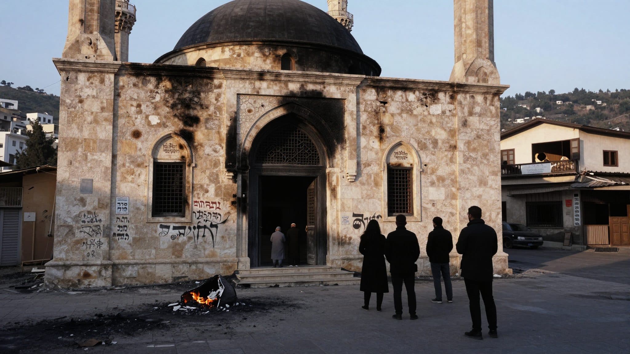 Ataque incendiario contra una mezquita en At-Tuwani – investigación contra colonos en Cisjordania