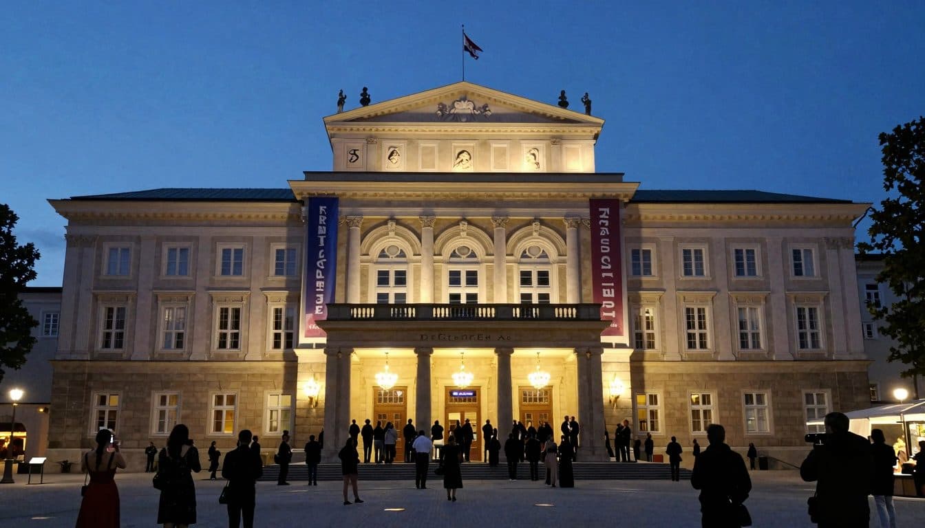 El estreno del Festival de Salzburgo termina con un animado colofón en el Hotel Sacher