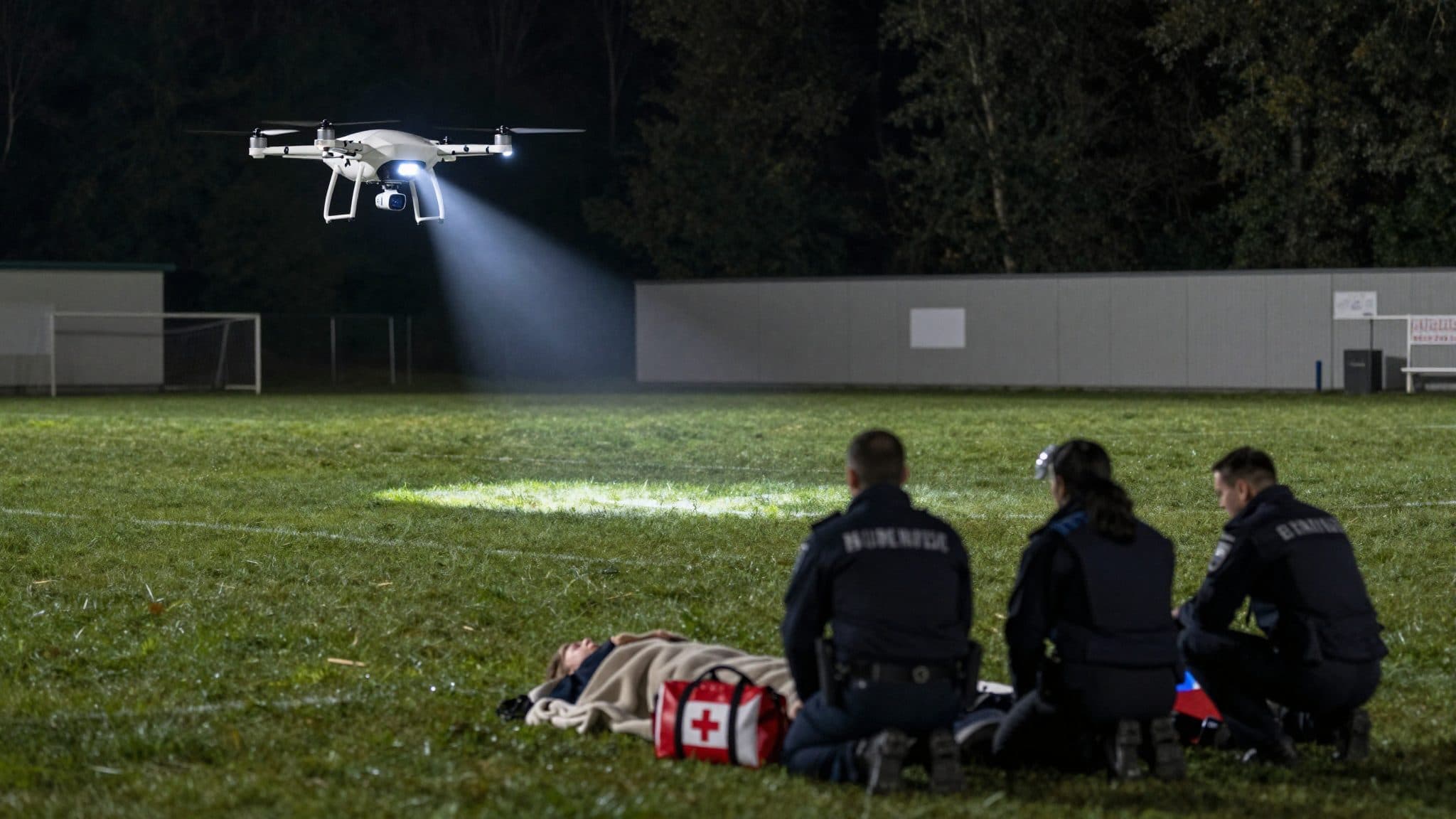 Un dron policial localiza a un desaparecido de 47 años en Breitenfurt