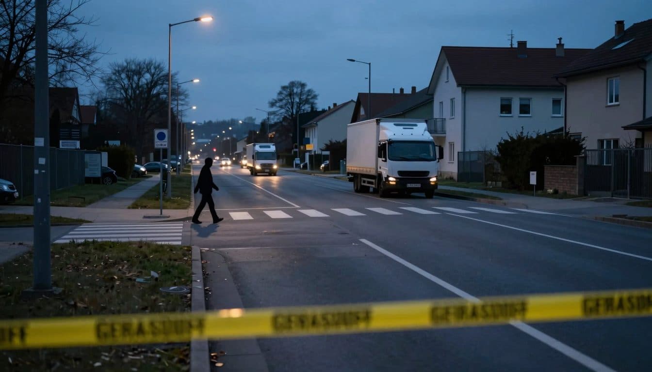 Peatón muere tras ser atropellada por un camión en Gerasdorf