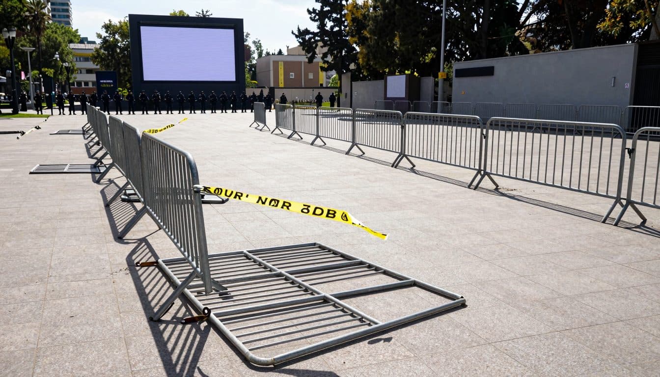 Aficionados irrumpen en zonas de fans en Monterrey y Ciudad de México durante el partido del Mundial entre México y Ecuador