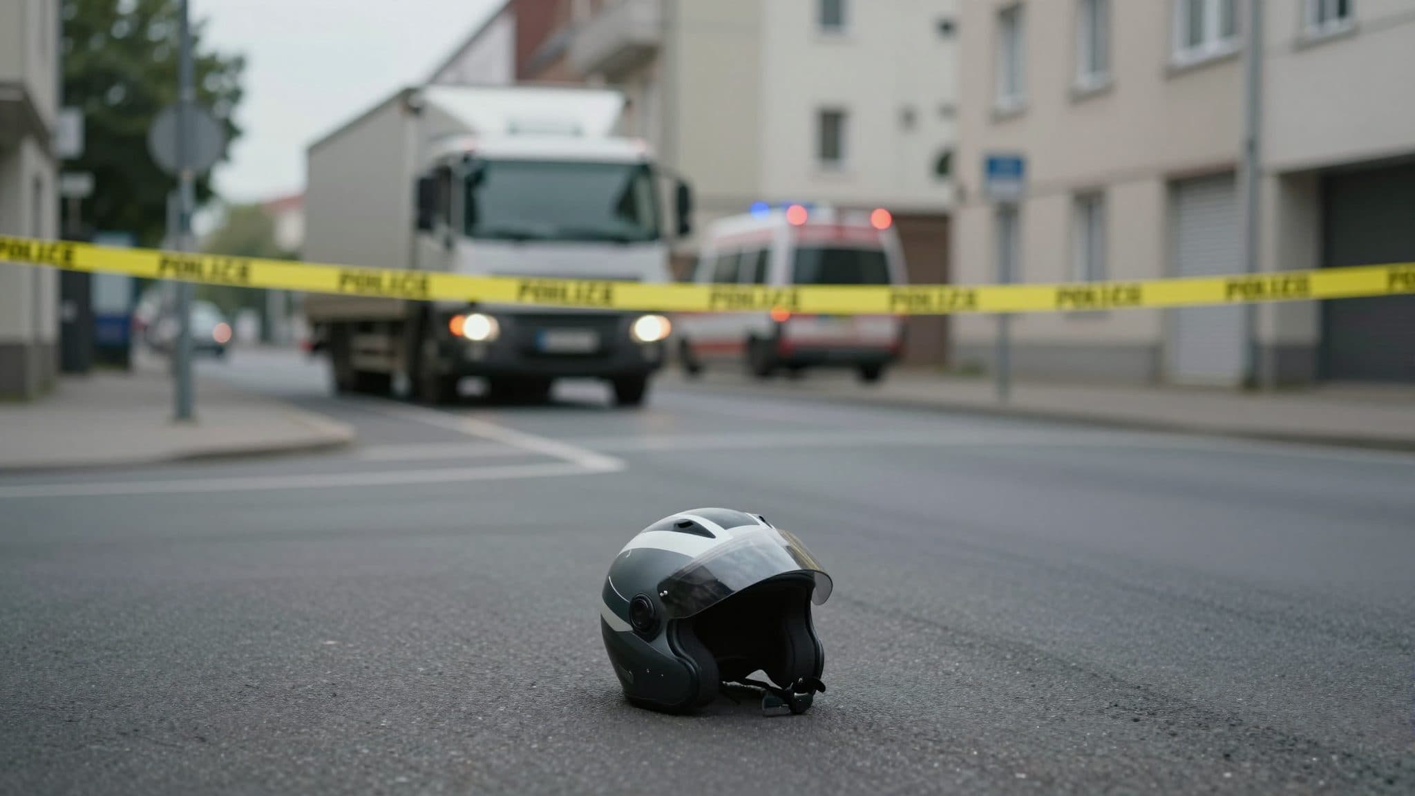 Motociclista herido de gravedad en colisión con camión que giraba en Thaur