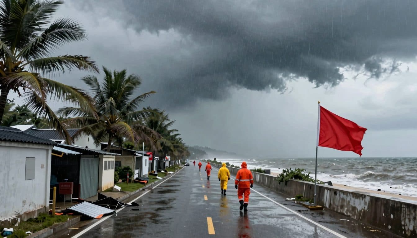 Tifón "Noul" golpea el sur de China – las autoridades ponen a salvo a más de 340.000 personas