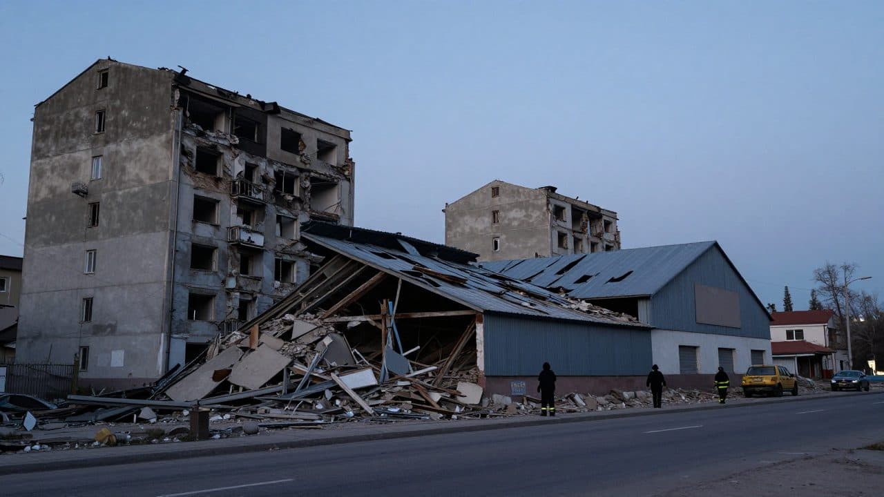 Ataques rusos contra Odesa: edificios residenciales e instalación industrial alcanzados