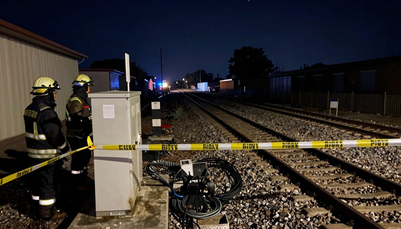 Presunto ataque incendiario contra una vía férrea cerca de Hamburgo paraliza el tráfico ferroviario