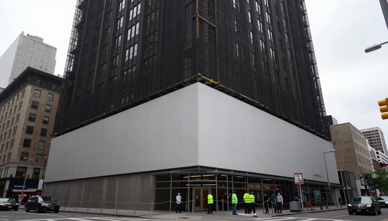 Evacúan un rascacielos de Manhattan tras el pandeo de dos columnas estructurales durante obras de reconversión