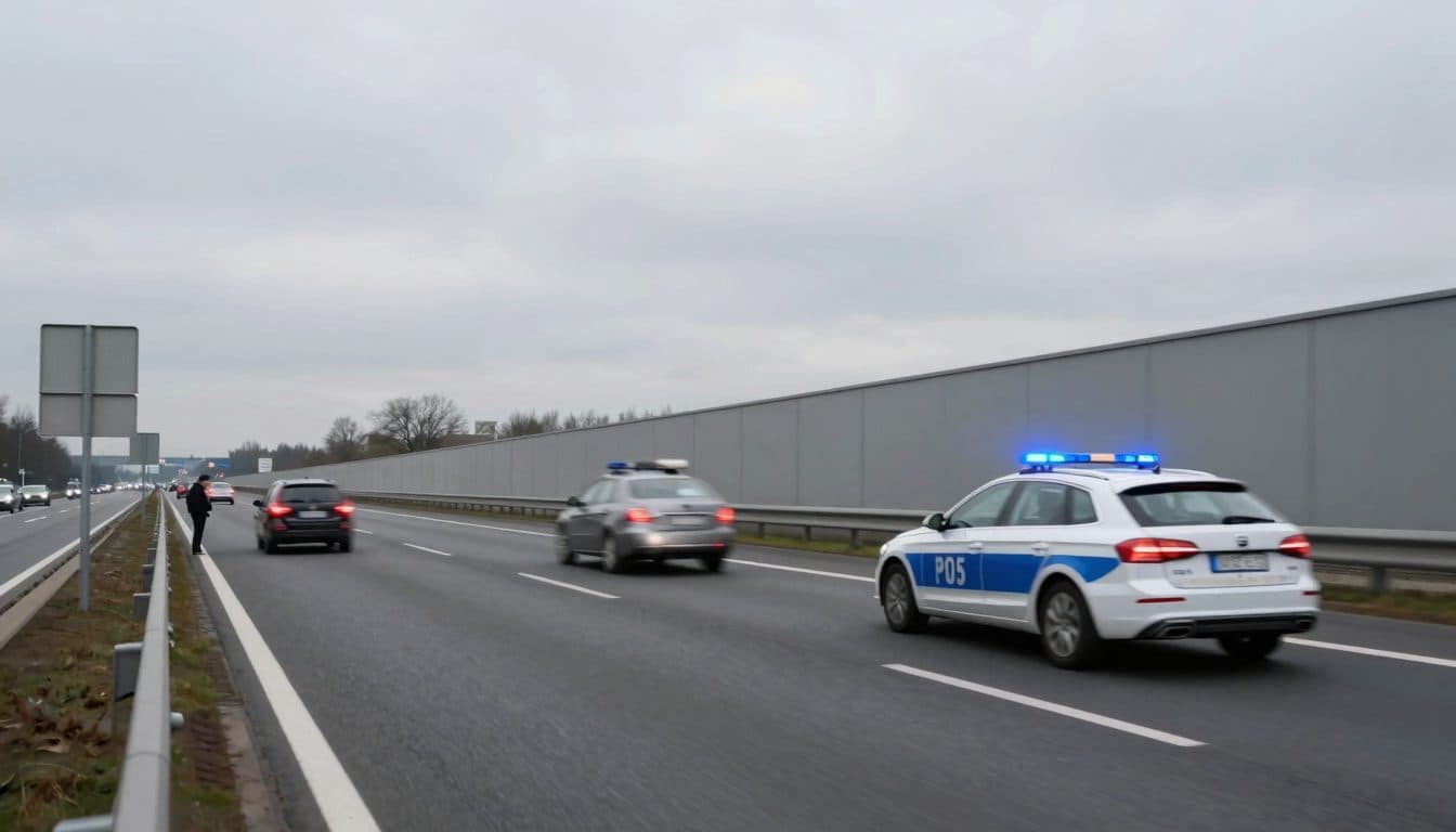 Conductor drogado detenido en la A1 cerca de Kirchstetten por circular a casi 200 km/h