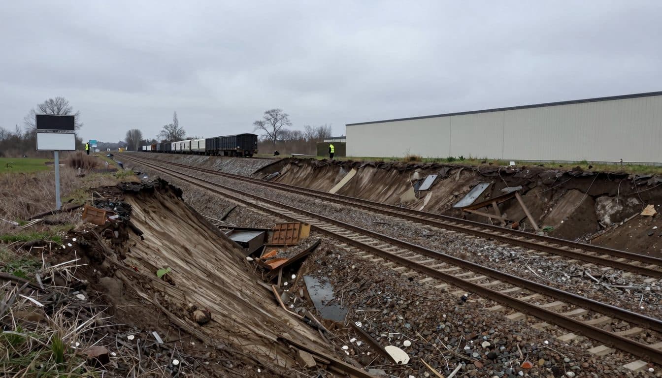 Informe final de la BEU confirma: un deslizamiento de ladera tras lluvias torrenciales provocó el accidente ferroviario cerca de Riedlingen