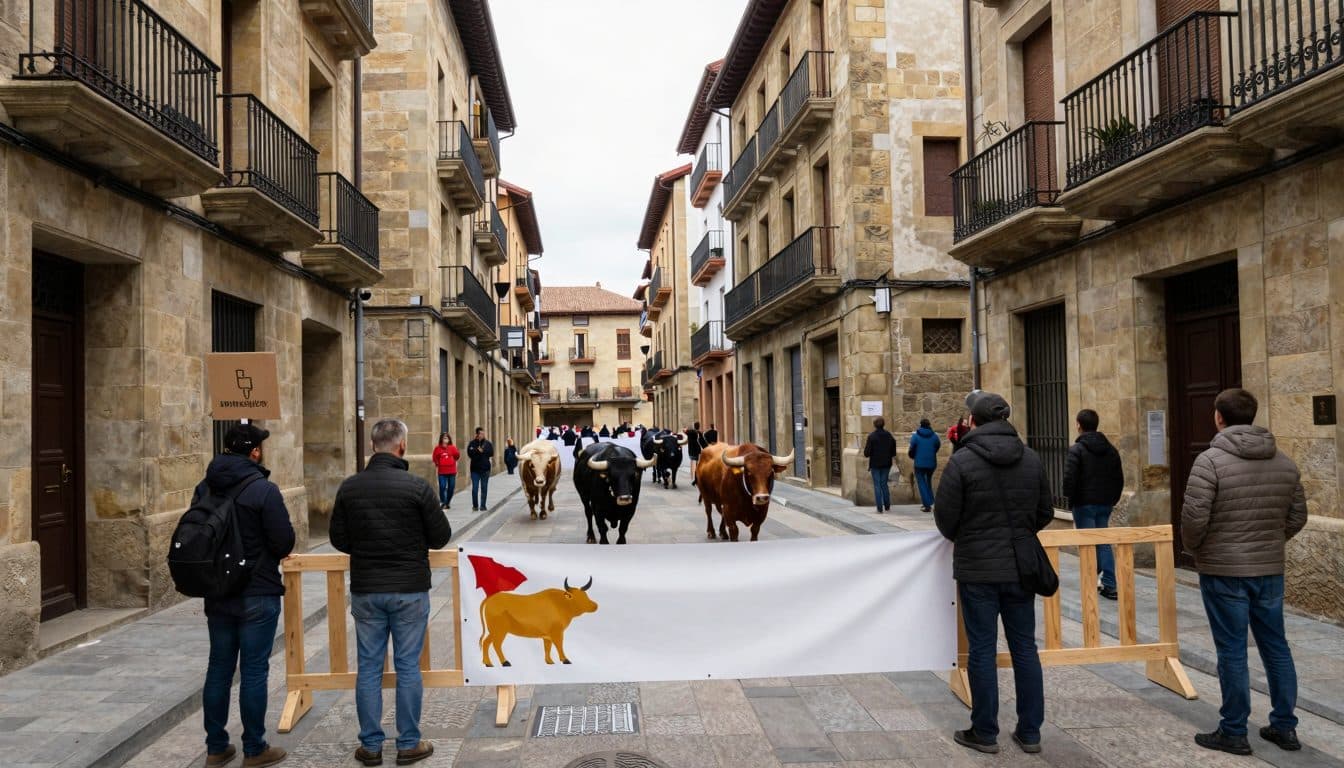 Heridos en otra carrera de toros durante las fiestas de San Fermín en Pamplona