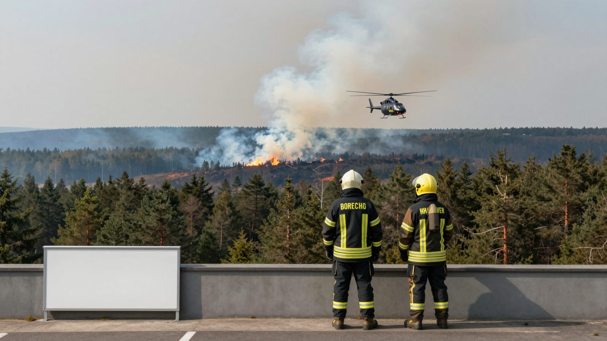 Incendio forestal en Hohes Venn amenaza Monschau y Hürtgenwald